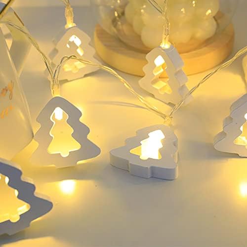 Luzes de Natal de rede LED ao ar livre pequenas cordas de Natal luzes de Natal Luzes de madeira de
