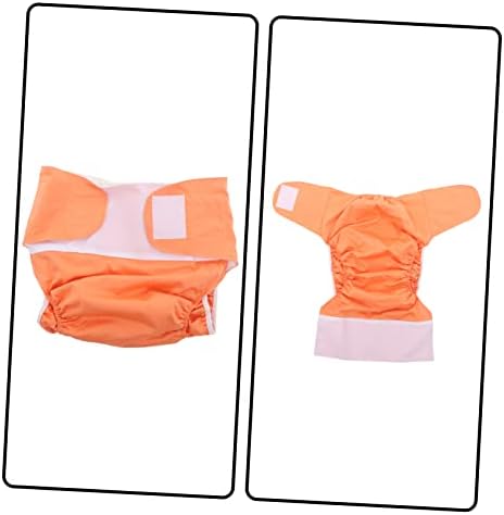 Doitool Adultos Ajuste as fraldas de laranja Briefas Pad mulheres adultas absorventes de urinol pano