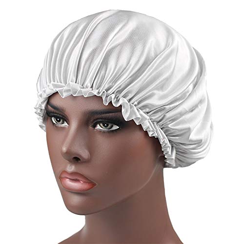 Tampa do sono de cetim Cetin Bonnet Night Cabeça Cabeça dormindo turbantes de cabelo macio para mulheres