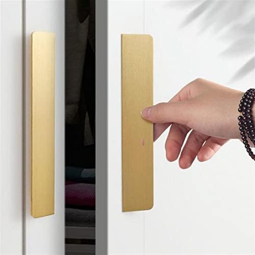 Ahafei Modern simples design simples maçaneta de cobre puro guarda -roupa gaveta de porta de orifício