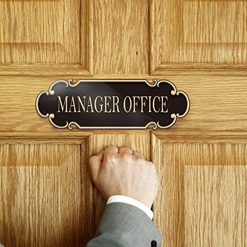 Gerente de escritório assinatura em ouro preto 9 x3 - porta de porta adesiva para escritórios para empresas