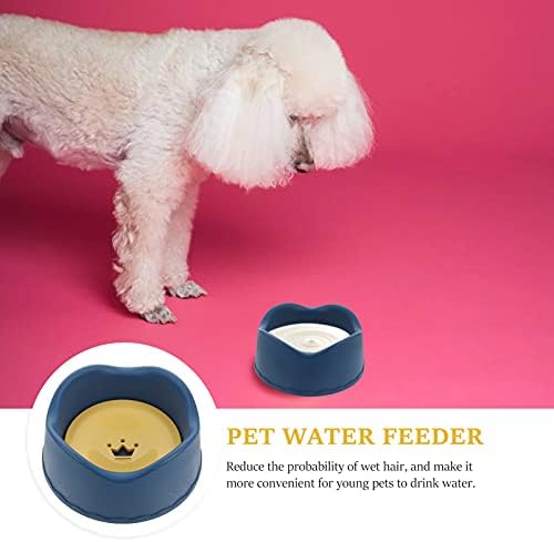 Tigela de água de cães stobok tigela flutuante de água sem derramamento tigela de cachorro Pet Pet