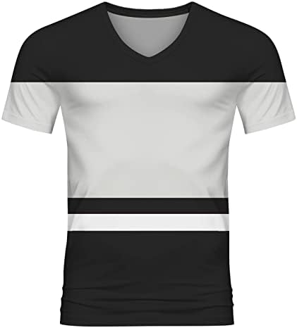 Camisetas de manga curta do xxbr masculino masculino, bloco de retalhos de retalhos de retalhos de retalhos