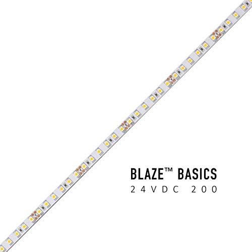 Diodo LED BLAZE ™ Basics 200 Localização úmida Luz de tira 24V 2700k 100ft 2,93/ft spool