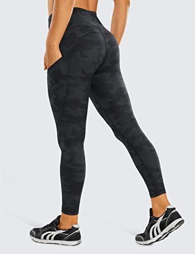 Crz Yoga Light -Fleece Warm Leggings For Women 25 ''/28 '' - Calças escovadas grossas perneiras