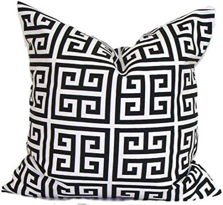 Jzzang travesseiro capas preto travesseiro de 18x18 polegadas Capa de travesseiro decorativo Capa de