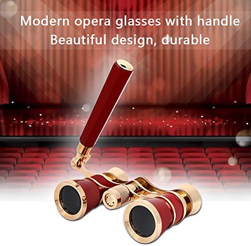 Óculos de ópera binóculos 3x25 teatro bk7 presente telescópio portátil de vidro óptico para adultos crianças mulheres em concertos musicais cinema cinema