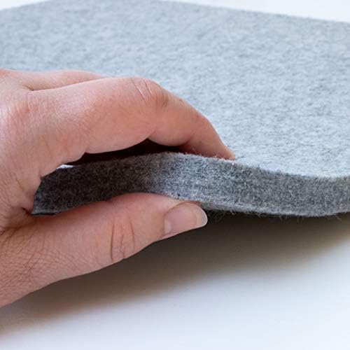 Tapete de prensagem de lã Conjunto grande de 18 x 24 ”mais 10 x 10 Tamanho portátil - Quilters grossos almofada