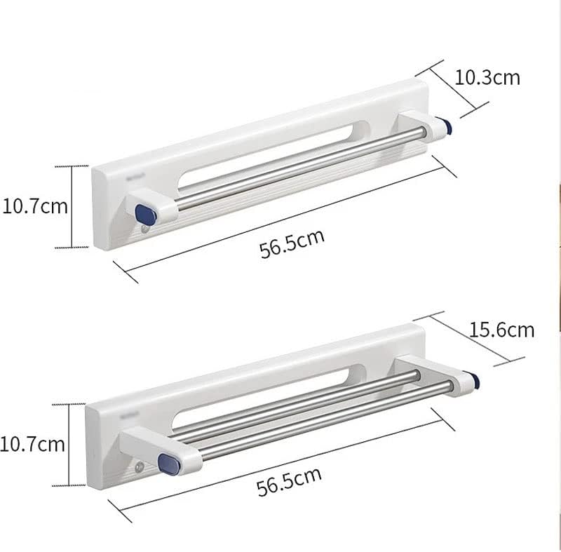 N/A Indução LED Toalha de toalha sem perfuração 1/2 toalhas de haste Acessórios para banheiros da