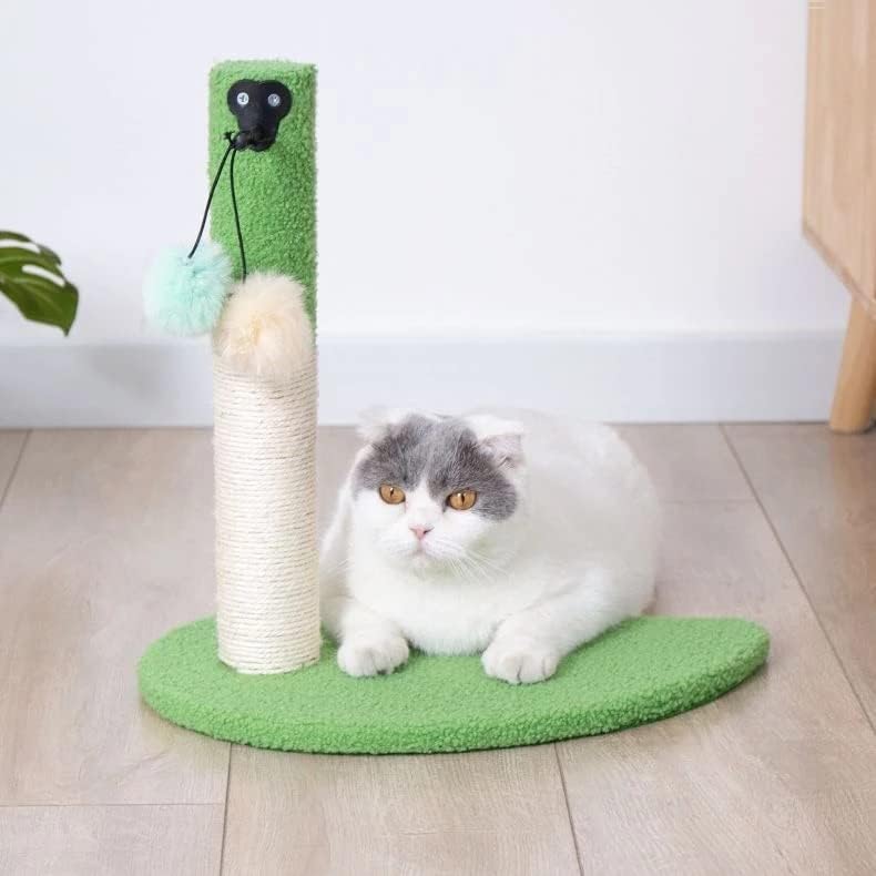 Toou Cat Tree Toy Cat Risping Post Cat Geting Patchs Toys Móveis Substando pós -salto Tower Tower Cat Toy