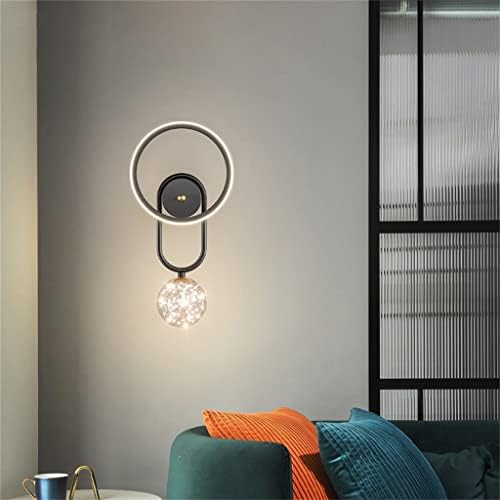 Lâmpada de parede nórdica de Ghghf Ledlamp de wandlamp para o corredor de cabeceira de cabeceira do quarto