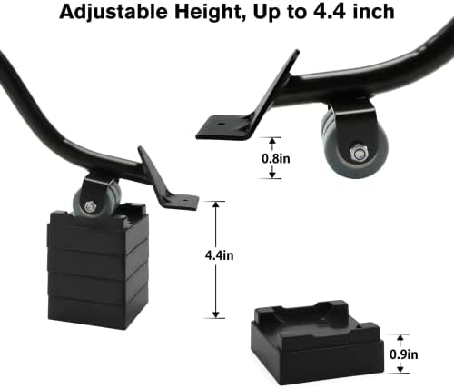 Lefador de móveis ajustáveis ​​Insfawn para móveis pesados ​​com 4 macacos de aumento, ferramenta de movimentação
