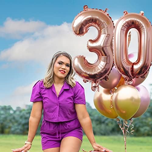 Número 53 Balões de 32 polegadas de balão digital alfabeto 53º aniversário Balões Digit 53 Balões de hélio