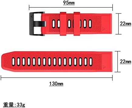 EEOMOIK QuickFit WatchBand 26 22mm Strap para Garmin Fenix ​​7 7x Watch EasyFit Pulset para Garmin Fenix ​​6