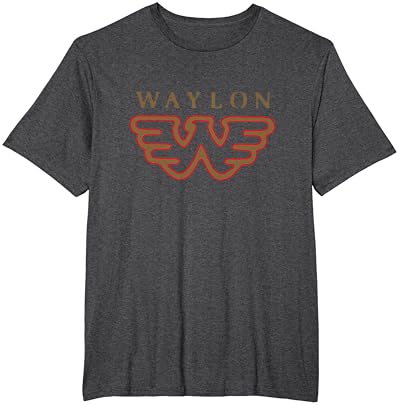Waylon Jennings - Merchandise Oficial - T -shirt Flying W Logo