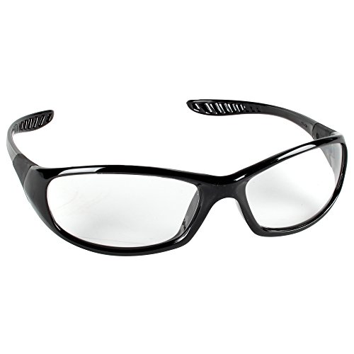 Kleenguard V40 Hellraiser Segurança de óculos, lente transparente com moldura preta, 12 pares/estojo