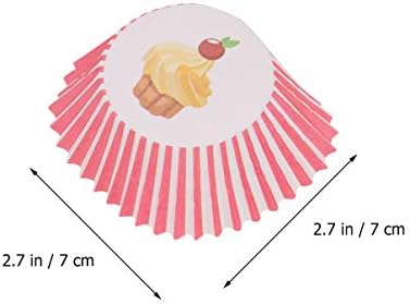 Hemoton 80pcs/ 2packs papel cupcakes wrappers linears de muffin copos de copos de bolo de bolos