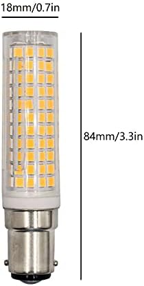 YDJOO 2 Pacote BA15D LED BULBO DIMMÁVEL 12W Lâmpadas de milho LED BULBS 120W SUBSTITUIÇÃO DE HALOGE