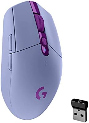 Logitech G305 Lighstpeed Wireless Gaming Mouse, Sensor Hero 12k, 12.000 dpi, Buttons leves, 6 Buttons