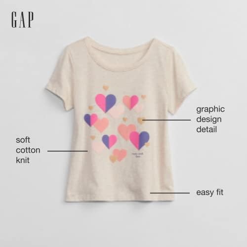 Gap Beas Baby Girls 'Brannan's Favoritos de manga curta Camiseta gráfica