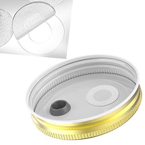 64pcs 20mm Diâmetro Filtro sintético disco hidrofóbico PTFE Membrana 0.3um Tamanho do poro adesivo