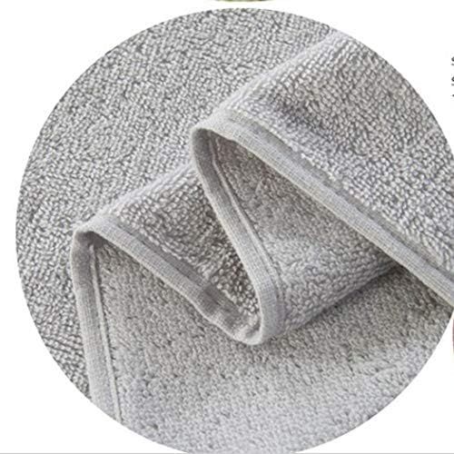 Hnbbf 3 peças Conjunto de toalhas de toalha de cor de algodão sólido Toalha de banheiro de mão de mão