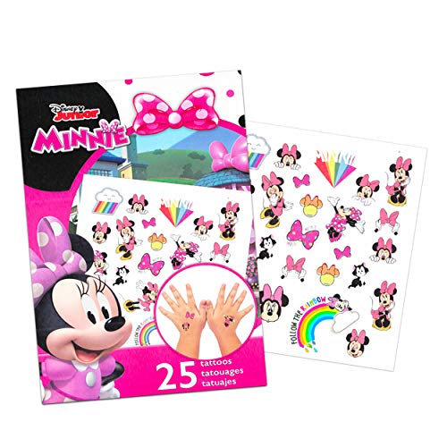 Disney Minnie Mouse Cabelo Caixa de acessórios para meninas ~ 4 PC Minnie Dress Up Pacote com jóias