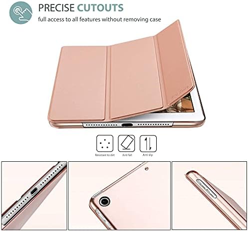 Procase Rosegold iPad mini 1 2 3 pacote de caixa leve e leve com [2 pacote] ipad mini 1 2 3 7,9 Protetores de tela