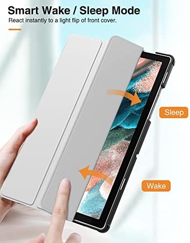 O caso Moko se encaixa no Samsung Galaxy Tab A8 10,5 polegadas 2022, tampa de traseira leve à prova de choques