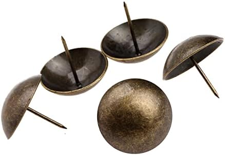 5pcs estofamento de latão antigo unhas estofos decorativos tachas de garanhão jóias caixas de madeira
