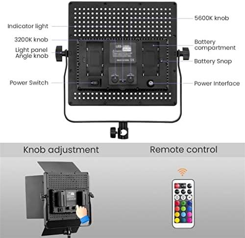 BGZDT Dimmable Bi-Color RGB LED Video Luzes