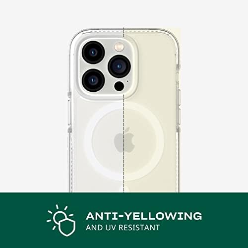 Tech21 iPhone 14 Pro Evo Crystal Compatível com MagSafe®-Caixa de telefone transparente resistente