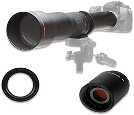 650-1300mm Lens de telefoto telefoto f/8 Lente telefoto manual para Pentax K-S1, K-500, K-50, K-30, K5 IIS, K-7,