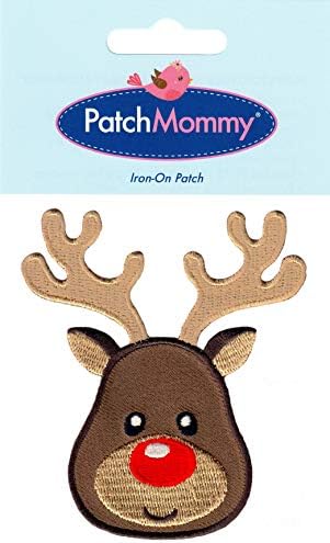 PatchMommy Rena Patch Christmas, Ferro On/Sew On - Apliques for Kids Kids