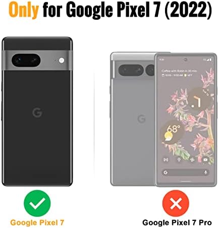Nineasy for Google Pixel 7 Case, [4 em 1] Pixel 7 Case com [9H HD Screen Protector] [Protetor de lente da câmera]