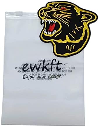 Ewkft Tiger Patch Applique Bordado Patches Ferro em Patches Backpack Patches para Chapéu de Roupa