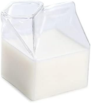 Seijy meio litro leite de leite estilo criativo mini creme jarro de vidro de vidro caneca vaca úbere