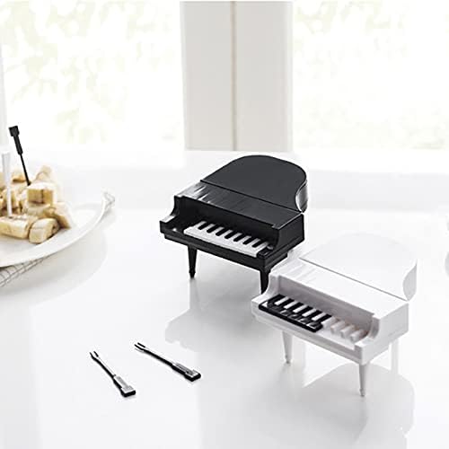 Capuz de cozinheiro 36 em forma de piano Piano Keys Fruit Fork Plastic Insert 10 Fork