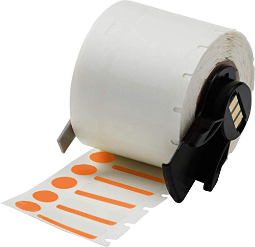 Etiqueta de poliéster em cores Brady - Rótulos de identificação de laboratório - Compatível com a impressora