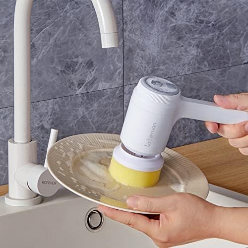 Escova elétrica, lavador de banheiro lavador de chuveiro recarregável para limpeza da banheira/ladrilho/piso/pia/janela,