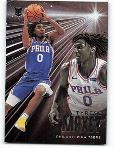 2020-21 Panini Chronicles 208 Tyrese Maxey RC Rookie Philadelphia 76ers NBA Basketball Trading Card