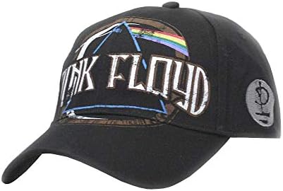 Pink Floyd Classic Rock and Roll Music Band Cap ajustável com pino icônico de lapela