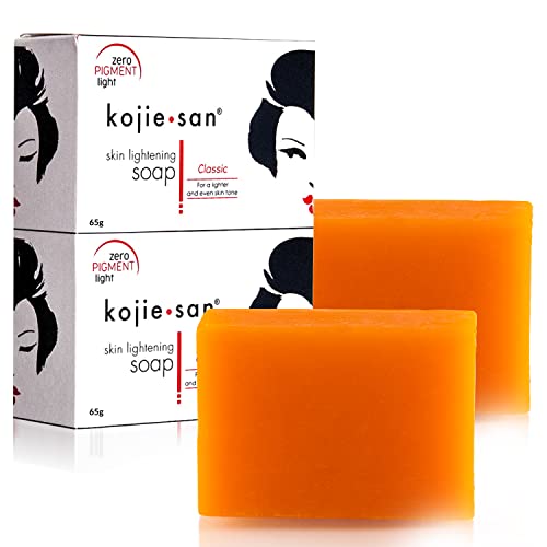 Sabão Kojie San Skin Blearning - Sabão de ácido Kojic original para manchas escuras, hiperpigmentação e