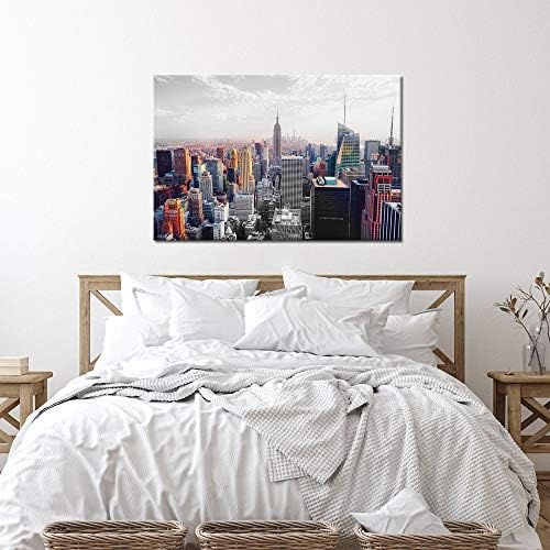New York Gallery Wrap Canvas Prind Wall Art Cityscape Picture Skyline of United States Photo