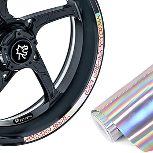 Ketabao 17 polegadas Decalques de roda de arco -íris J15 Compatível com F3 675 F4 Tursimo Veloce
