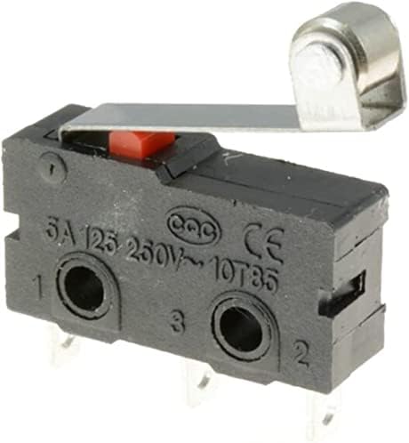 Interruptor limite 10pcs KW12-3 Micro roller braço da alavanca normalmente abre o interruptor