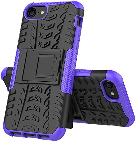 Ezsky Phone Protective Case Protective Case Compatível com iPhone 7/8/SE 2020, TPU + PC Caixa Rugged