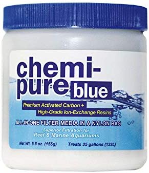 Boyd Enterprises Chemi-Pure Aquarium Filtration Media, 5,5 onças, azul