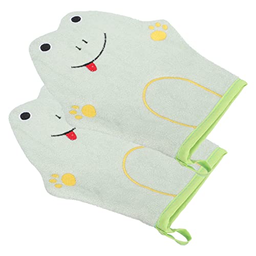 Lurrose Baby Towels Banho Infantil Esponja 2pcs chldrens Bathing luxuos -luvas de banho macio luvas