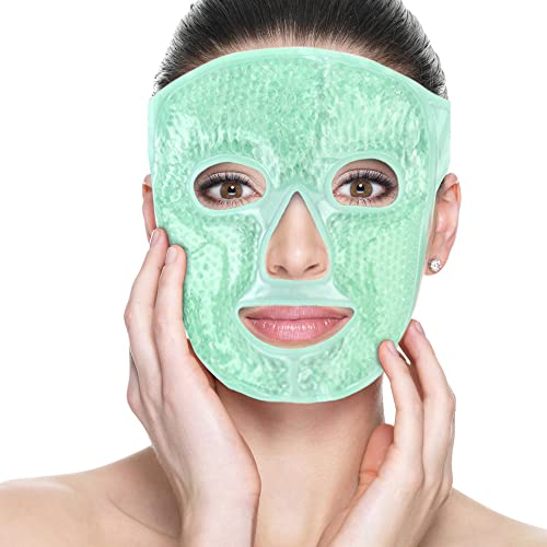 Newgo Gel Máscara Face Máscara Reutilizável, Máscara de Gel Eye Máscara Hot Fria Terapia Gelo Máscara Face para